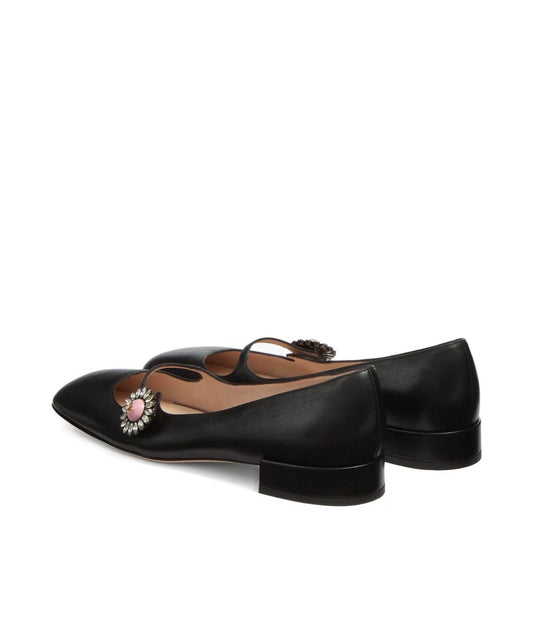 Women's Leather Ballerina Mary Jane
