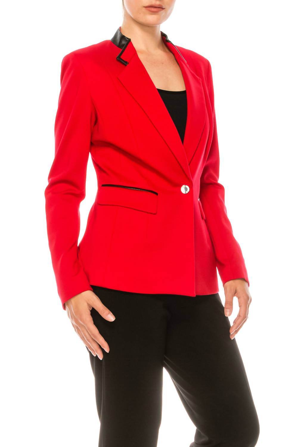 Peter Nygard - Long Sleeve Button Front Blazer - Rack Hunt -