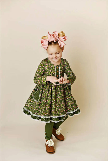 Girl's Petal Pocket Dress