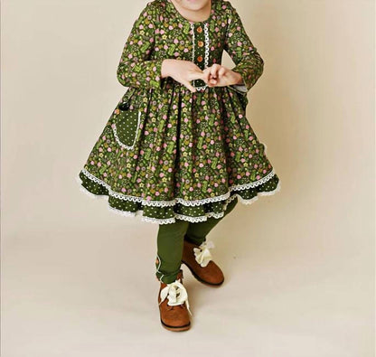 Girl's Petal Pocket Dress