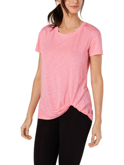 Activewear Knot Front T-shirt