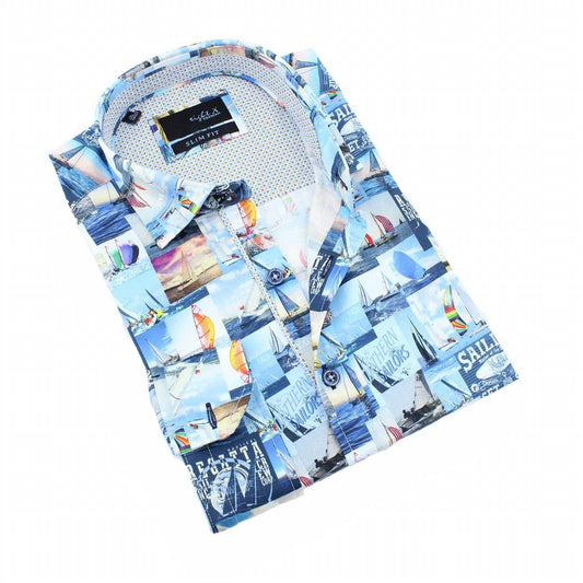 Sailboat Button Down Shirt