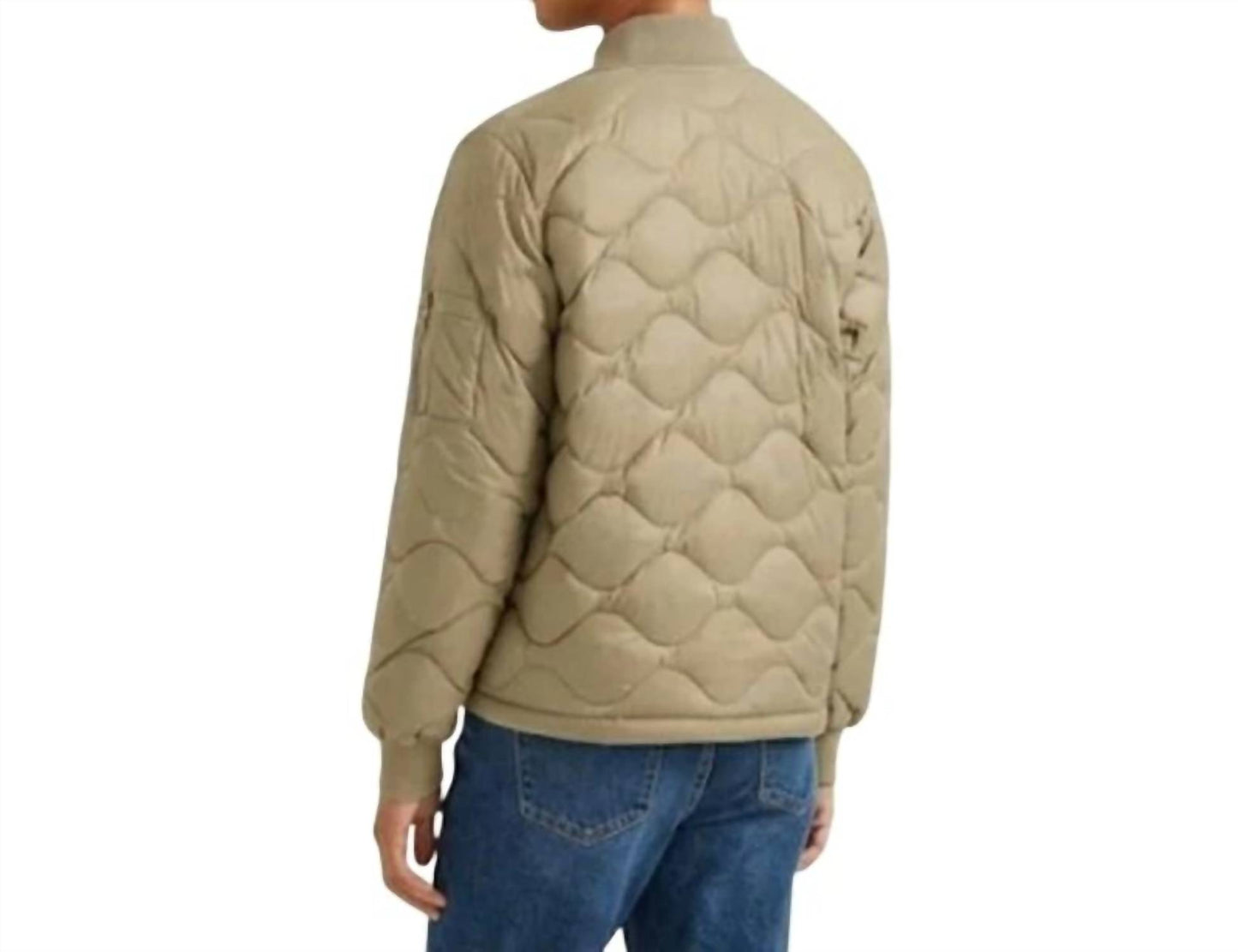 Down Puffer Bomber Jacket - Plus