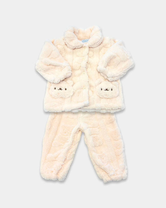 Kid's Two-piece Bear Cozy Plush Pant Set