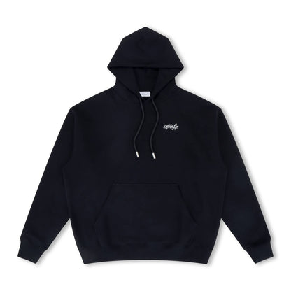 Men's Paint Splatter Arrow Diag French Terry Hoodie
