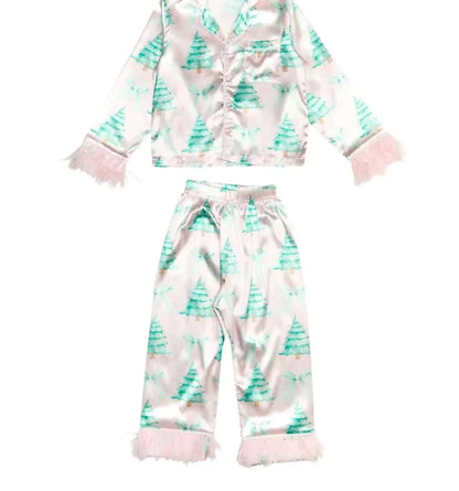 Mini Dreamers - Girls Christmas Tree Feather Silky Set - Rack Hunt