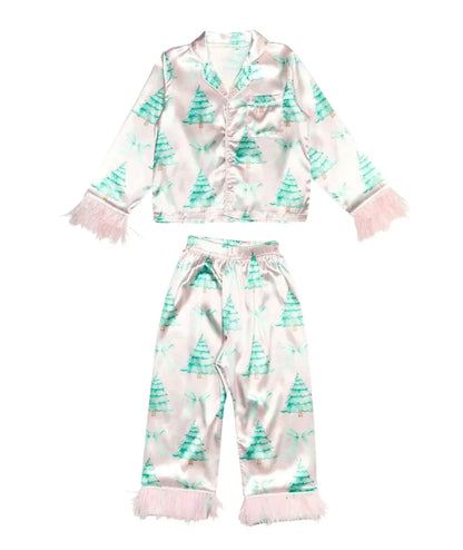 Mini Dreamers - Girls Christmas Tree Feather Silky Set - Rack Hunt