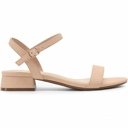 Women's Low Heel Dressy Slingback Ankle Strap Sandals