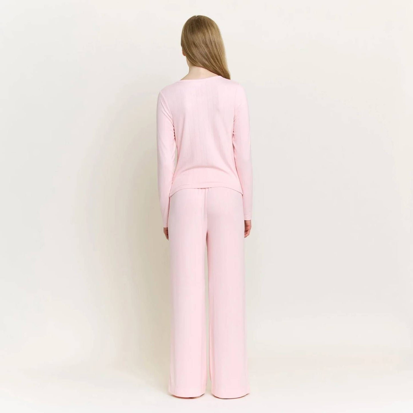 Blissful Long Henley Set