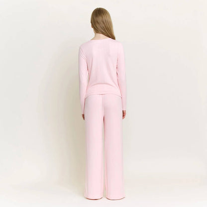 Blissful Long Henley Set