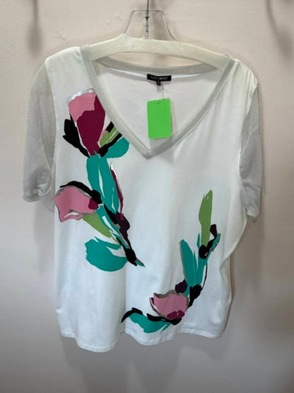 Women's Placed Floral Print Top
