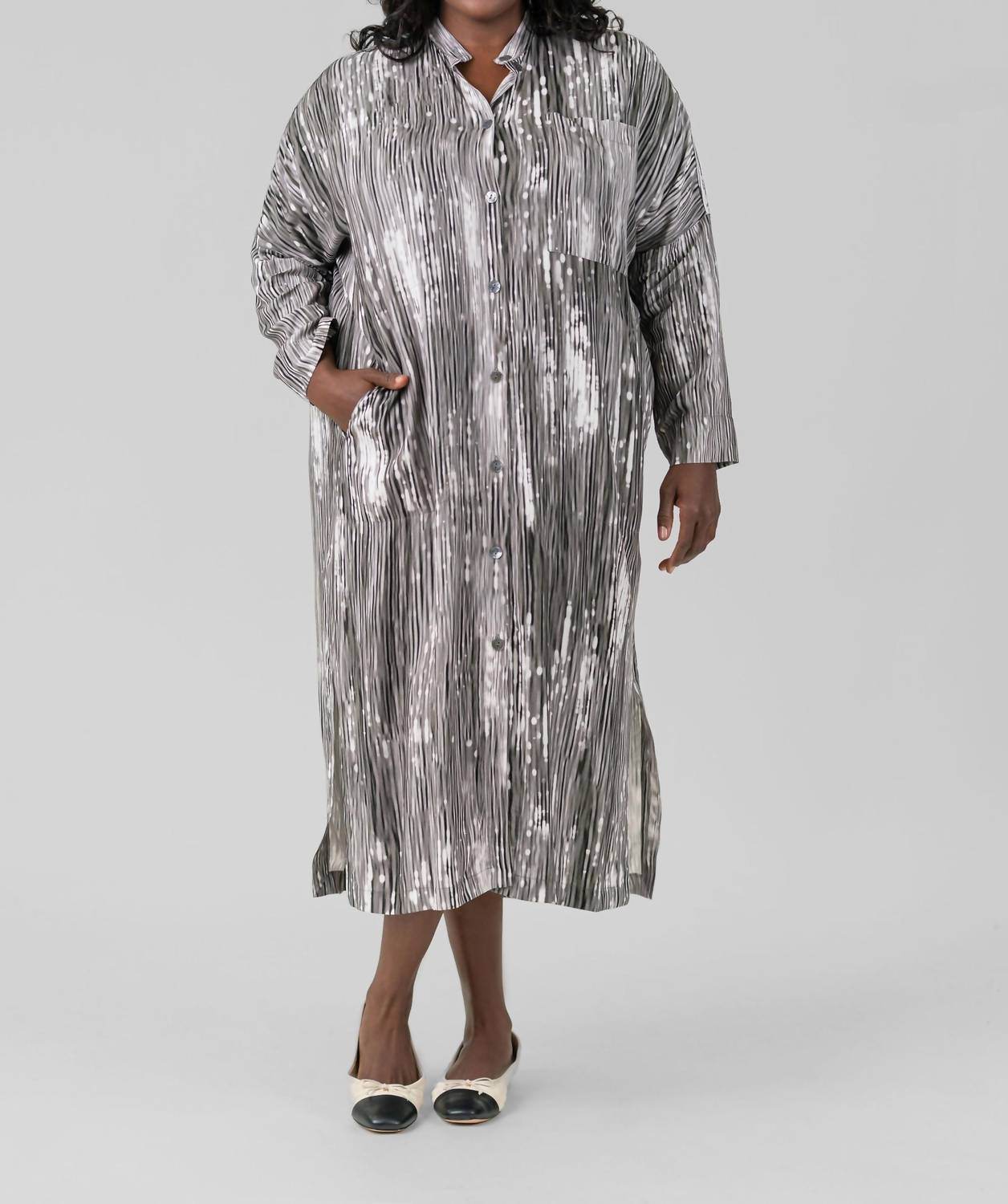 BITTE KAI RAND - Sea Viscose Shirt Dress - Plus - Rack Hunt