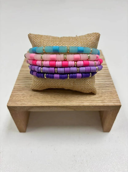 Pink Luna - Women's Adjustable Set Bracelet - Rack Hunt
