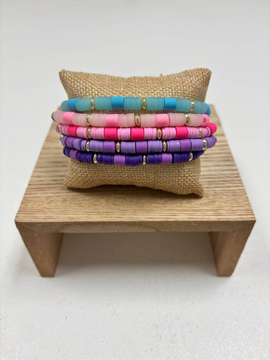 Pink Luna - Women's Adjustable Set Bracelet - Rack Hunt -