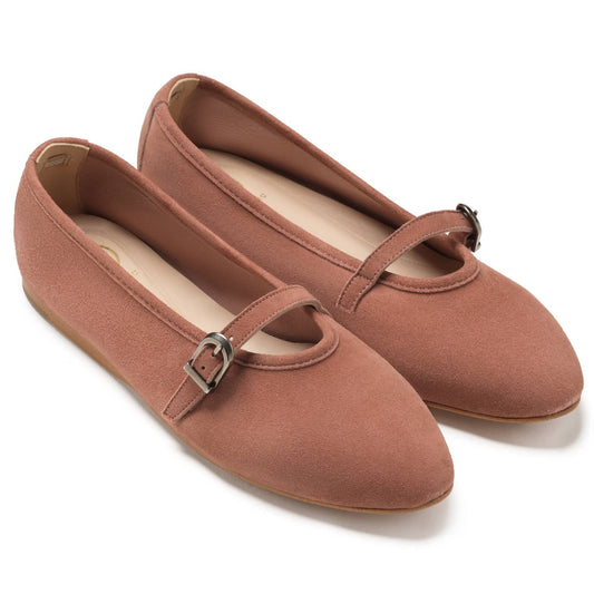 Women's Natalie Mary Jane Strap Detail Flats