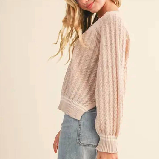 Girl's Sweet And Split Sweater