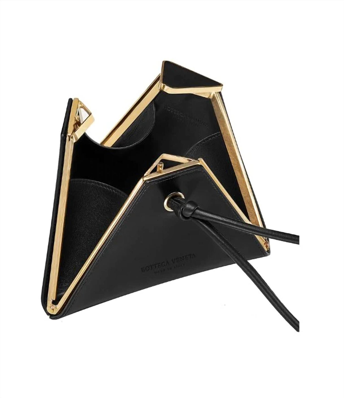 Women's Pyramid Leather Clutch