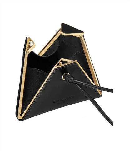 Women's Pyramid Leather Clutch