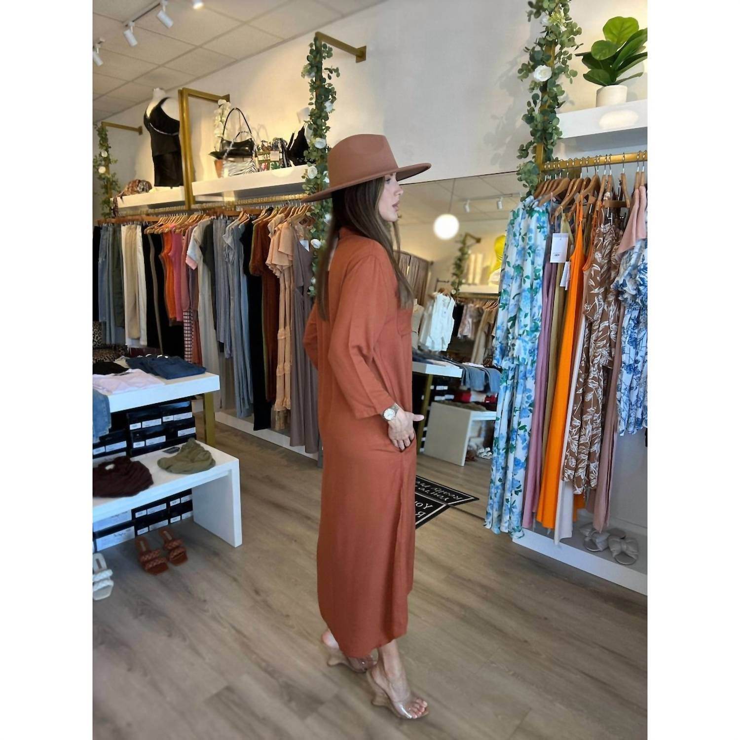 Zinzane - Maxi Shirt Dress - Rack Hunt