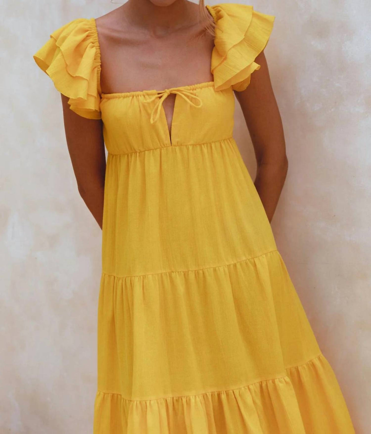 Nymph Bohemian Linen Maxi Dress