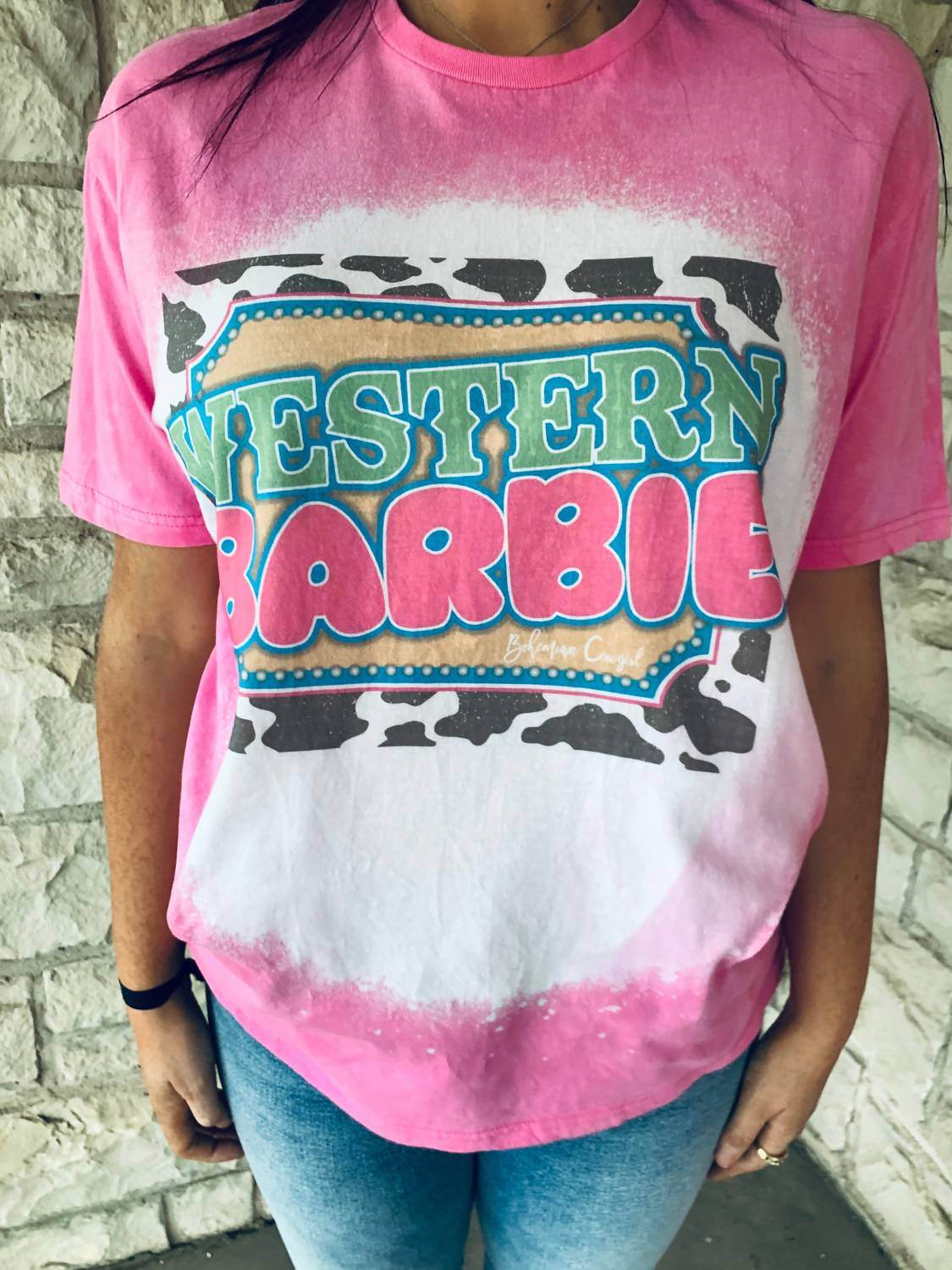 Bohemian Cowgirl - Western Barbi Tee Shirt - Rack Hunt