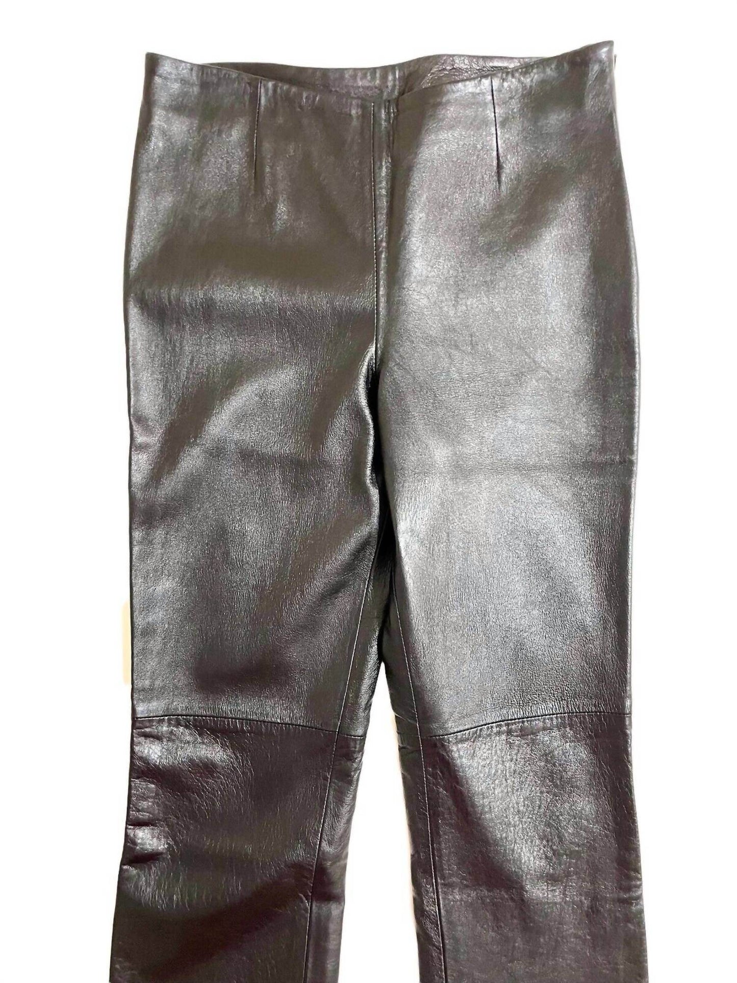 Anonymous John Carlisle - Women's Leather Leg Lined Bootcut Pants - Rack Hunt -