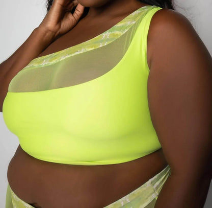 Nomads - Bay One-shoulder Swim Top - Plus - Rack Hunt