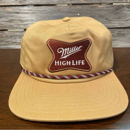 Women's Miller High Life Vintage Style Rope Snapback Trucker Hat