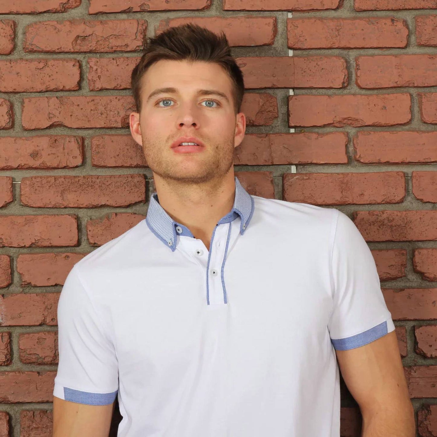 Men's Polo Shirt With Trim