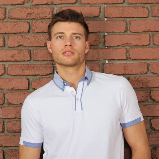 Men's Polo Shirt With Trim