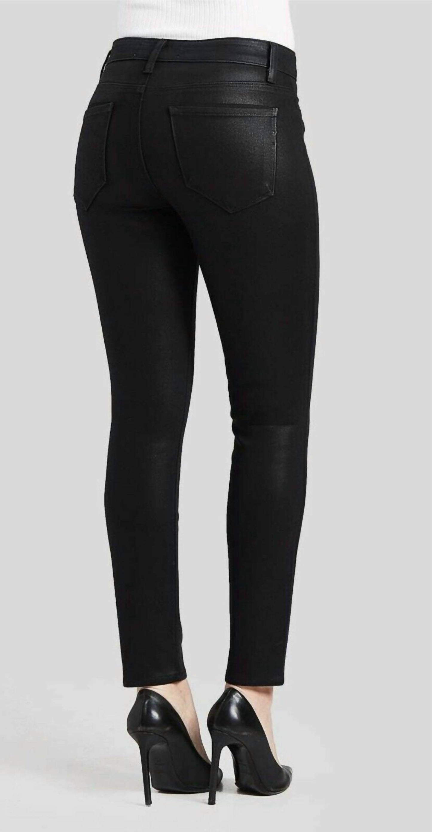 Genetic - Bobby Iris High Rise Stretch Coated Jeans - Rack Hunt -