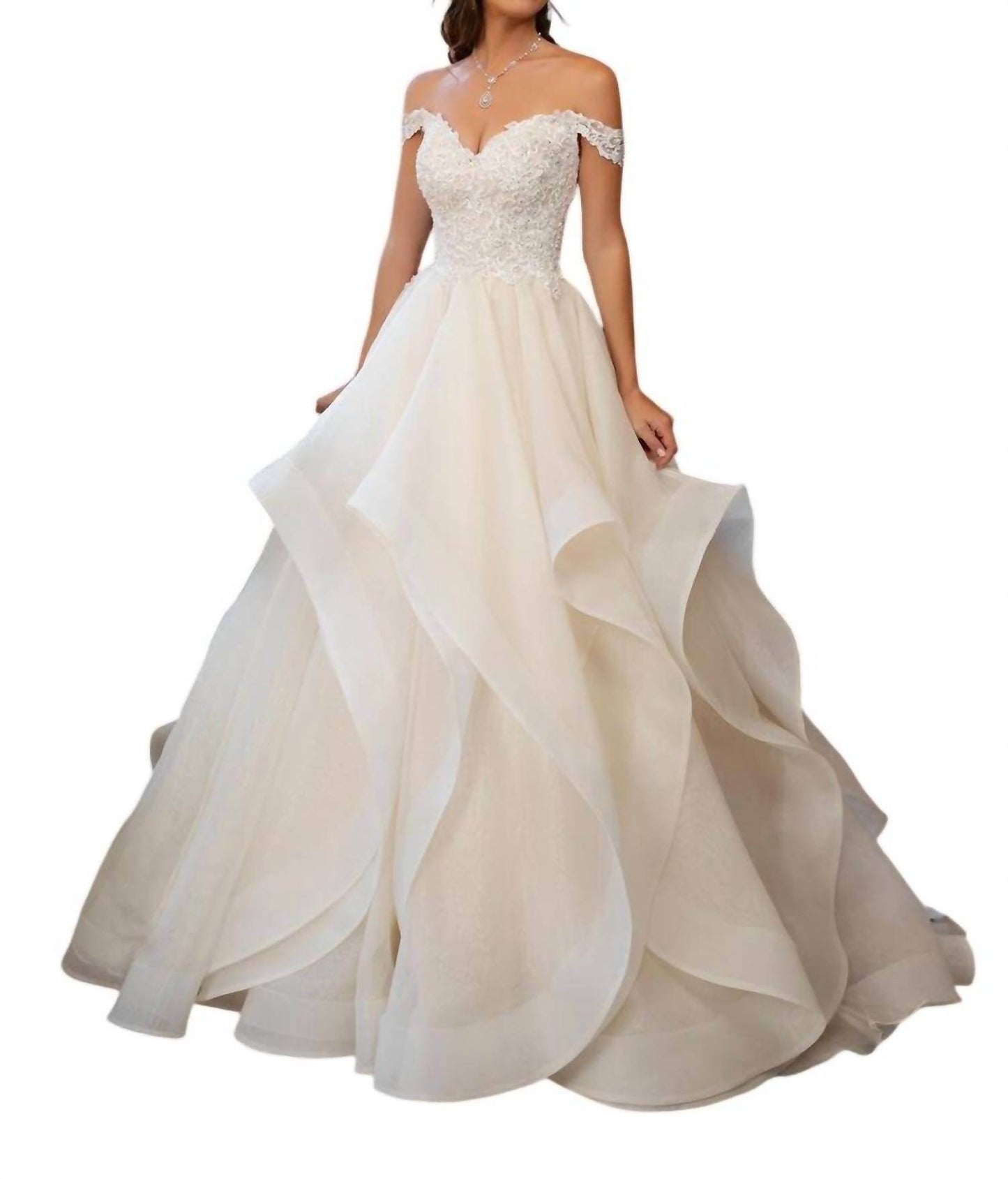 Kitty Chen Couture - Leandra Off The Shoulder Ballgown - Rack Hunt -