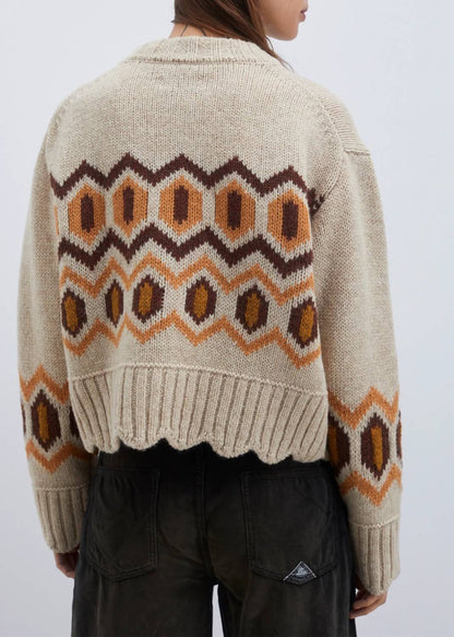 Argyle Wool Sweater