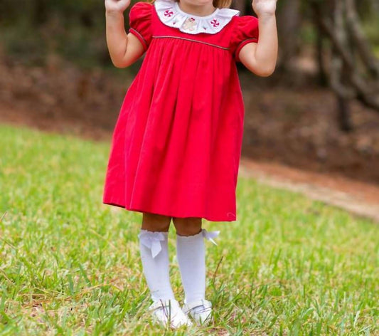Gingerbread Christmas Applique Float Dress