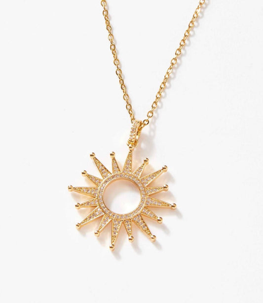 Women's Pavé Starburst Necklace