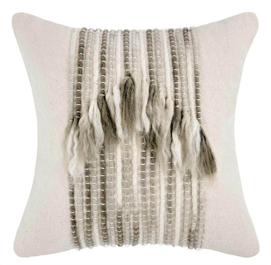 Classic Home - Linen Fabric Blend Throw Pillow - Rack Hunt -