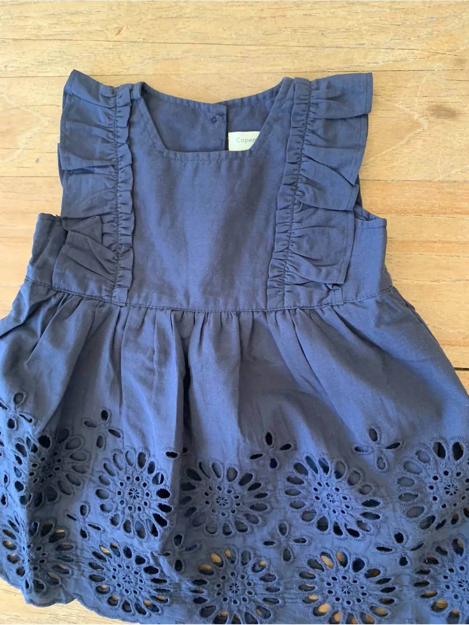 Copenhagen Delights - Infant Eyelet Ruffle Dress - Rack Hunt -