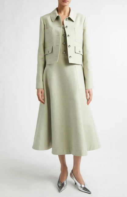 Astley Crop Flecked Jacket