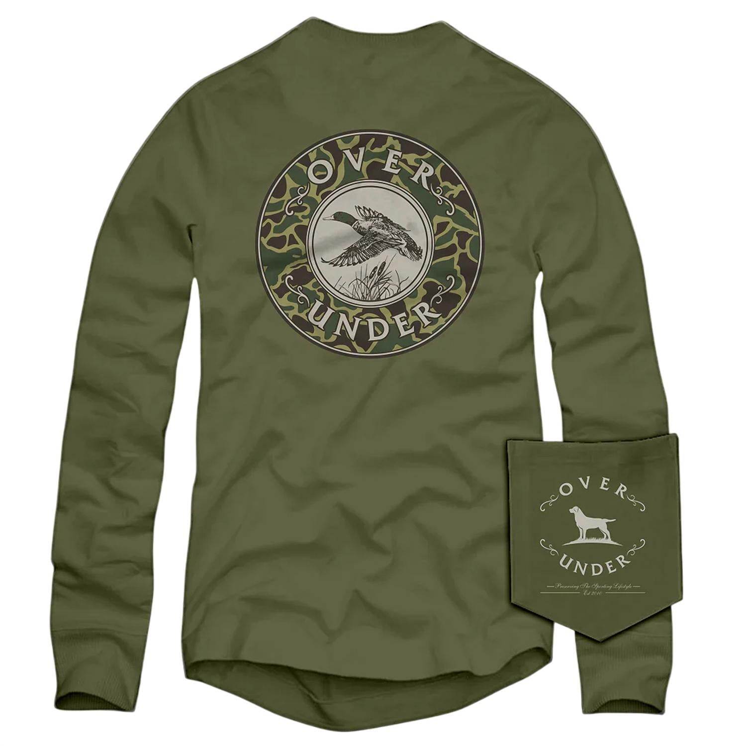 Over Under - Men's Mallard Shoot Ii Long Sleeve Tee - Rack Hunt