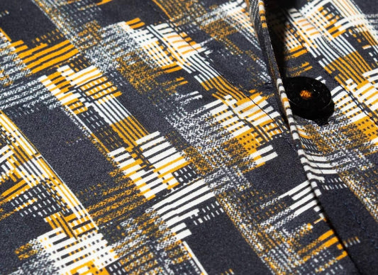 Golden Glitch Short Sleeve Shirt