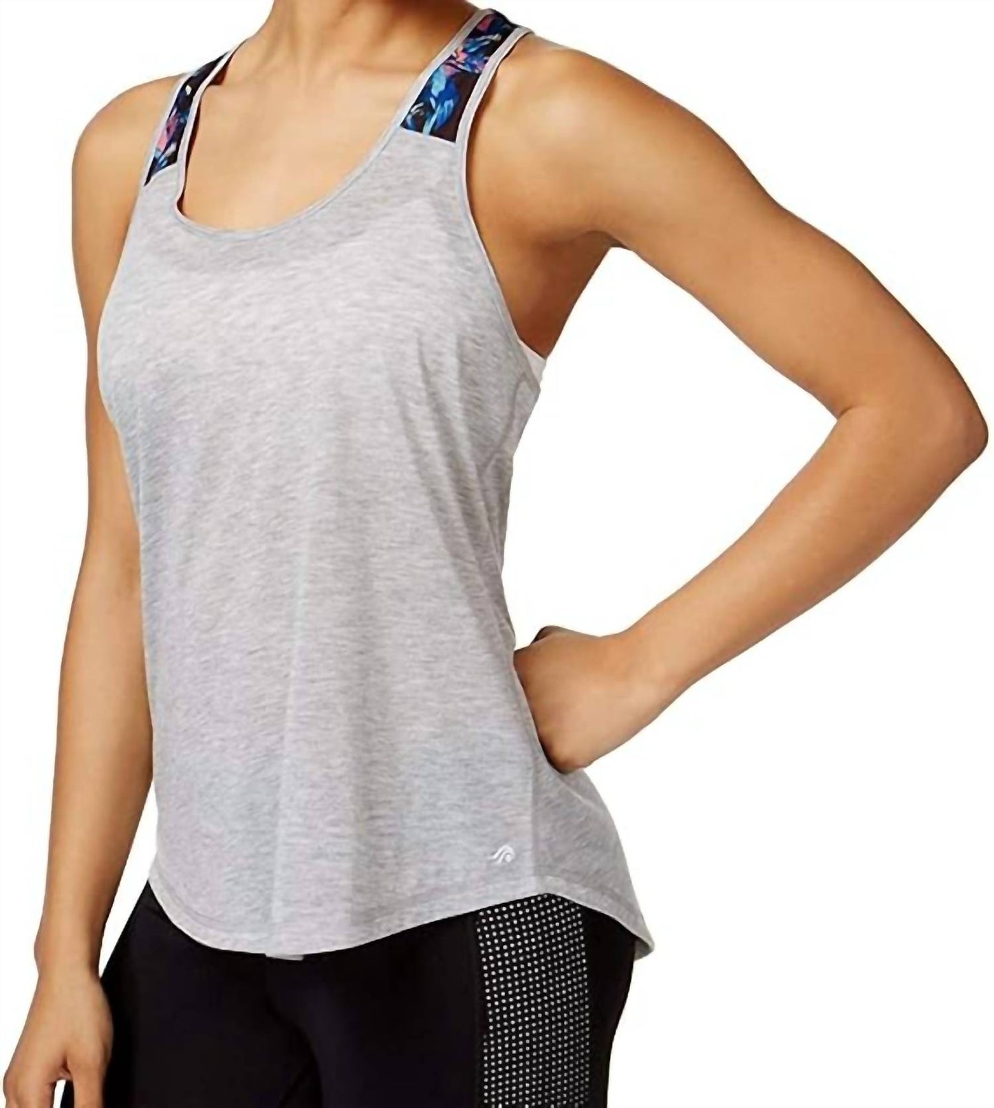 Printed Racerback Tank Top