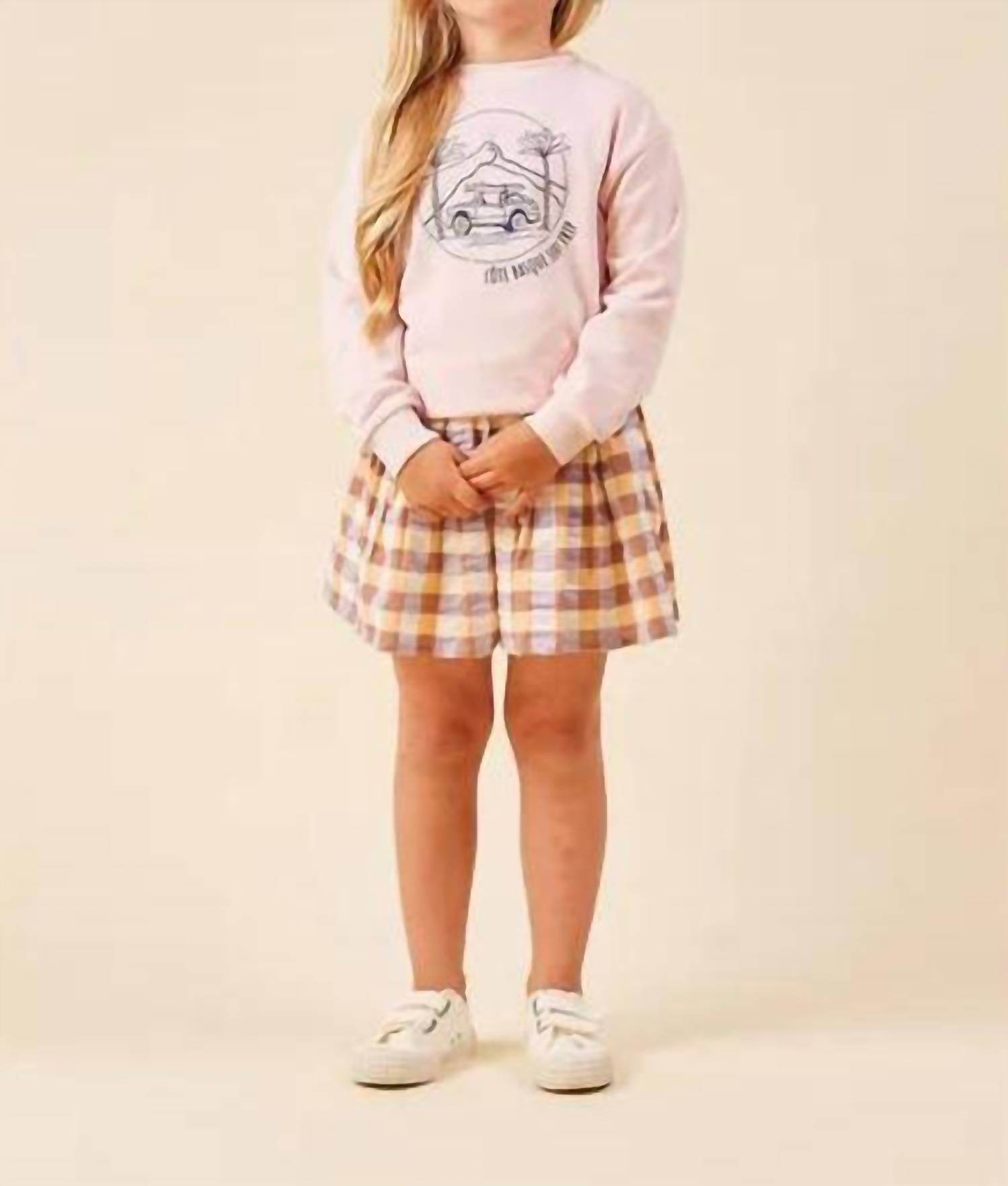 Arsène et les Pipelettes - Sherbert Check Skirt - Rack Hunt -