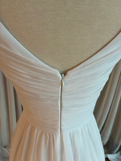 Women's V-Neck Chiffon A-Line Dress
