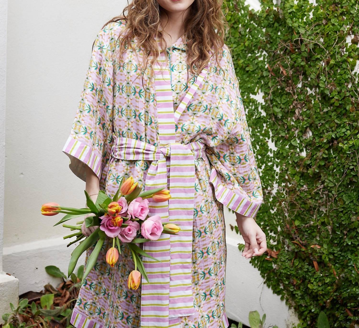 BROOKS AVENUE - Scalloped Pajama Set - Long - Rack Hunt