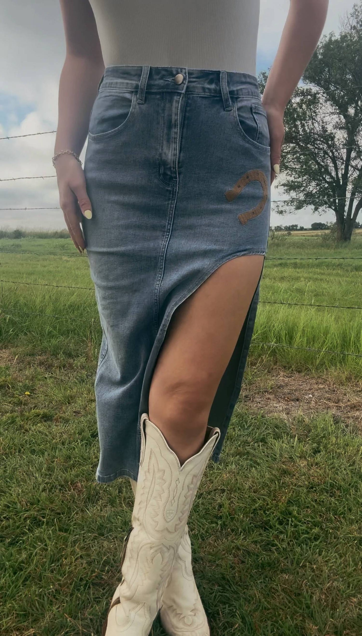 Lucky Split Skirt