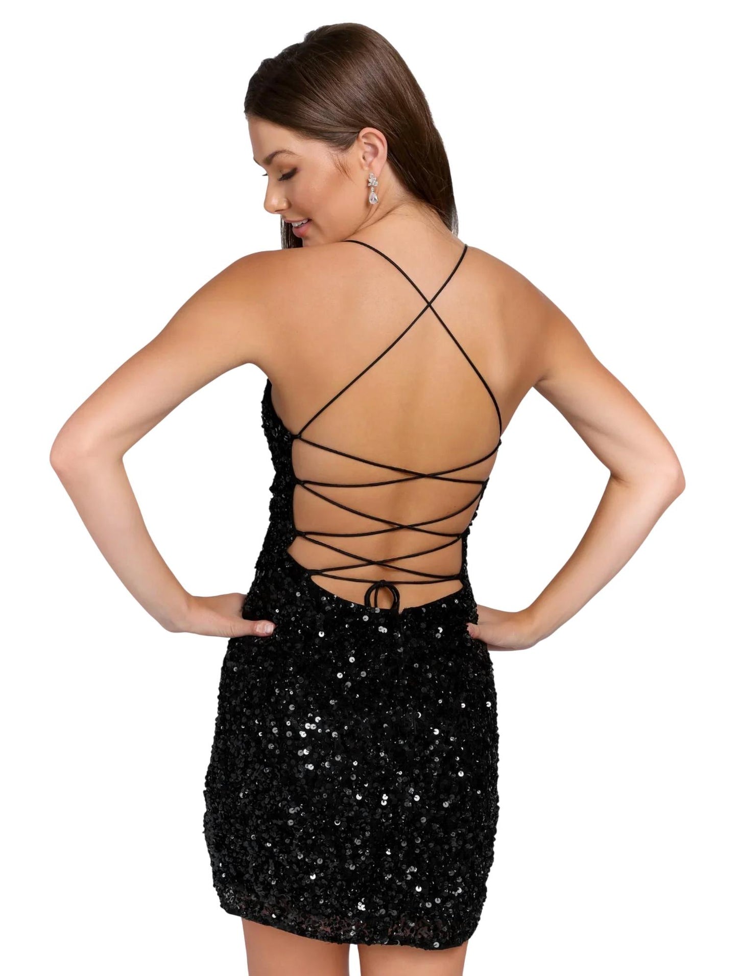 Backless Cocktail Prom Dress