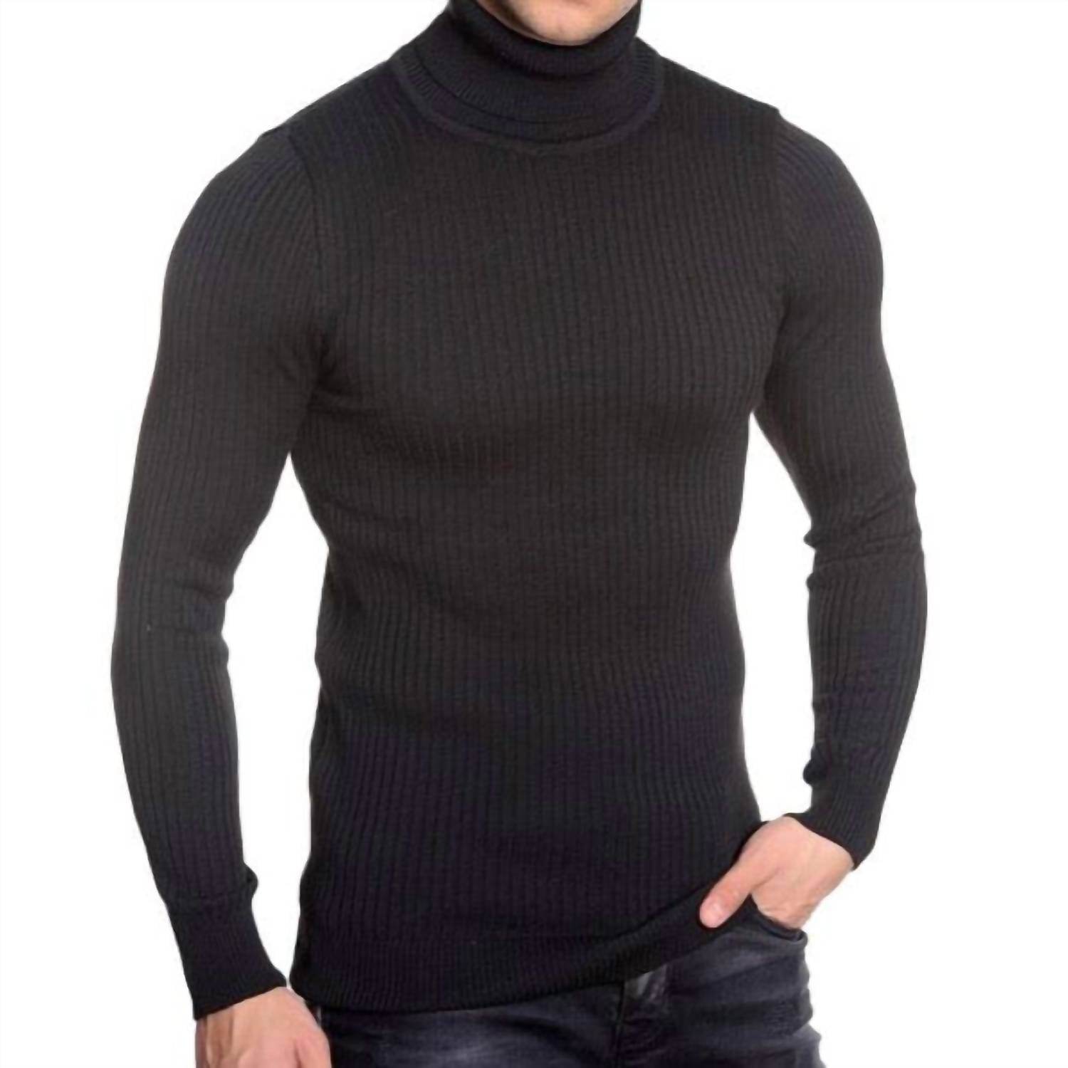 LCR Black Edition - MEN'S TURTLENECK SWEATER - Rack Hunt