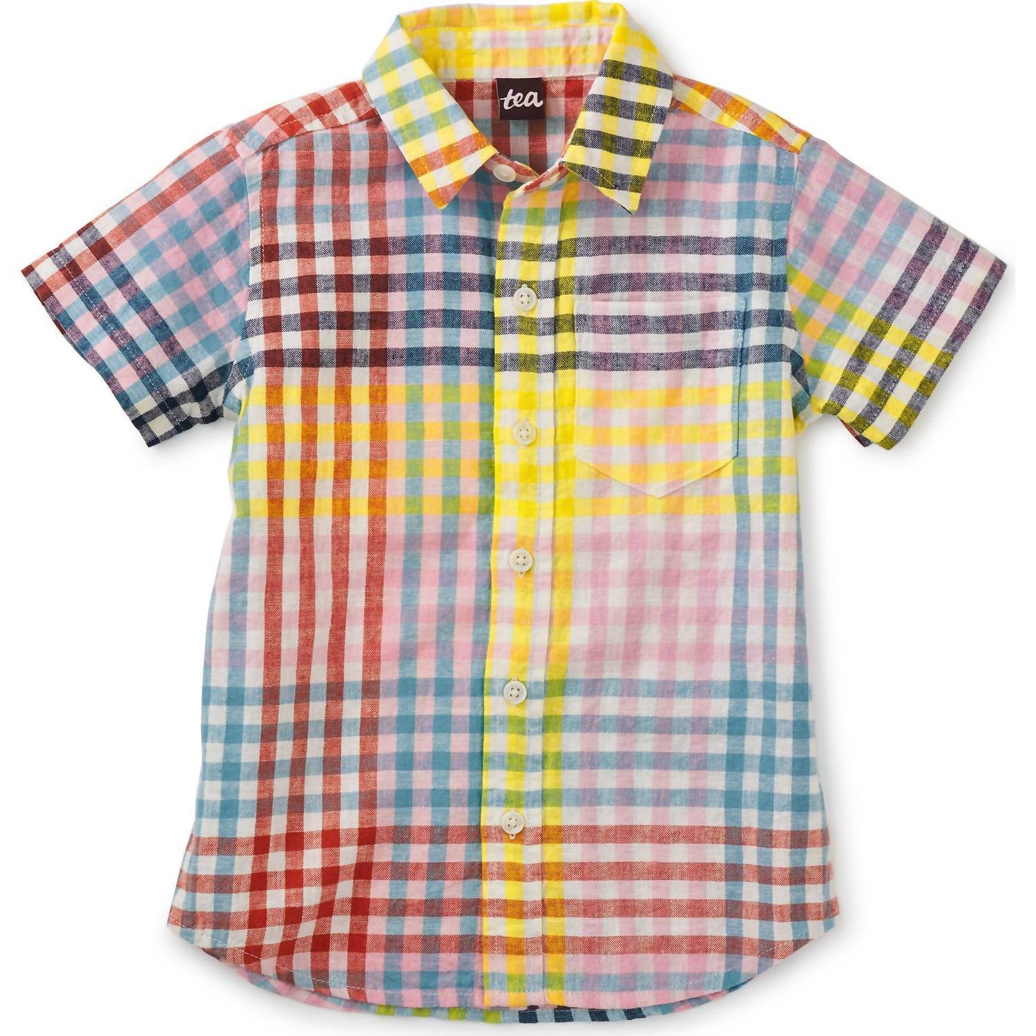 Tea Collection - Button Up Woven Shirt - Rack Hunt -