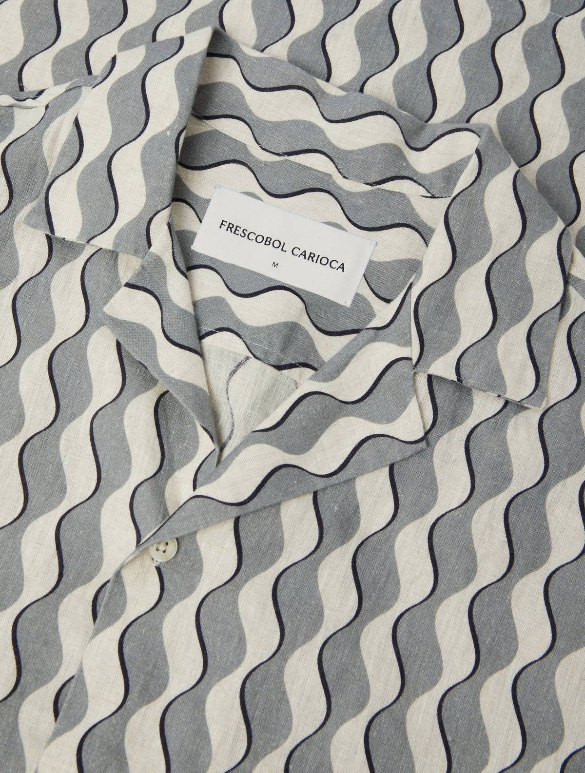 Roberto Listra Print Linen Shirt