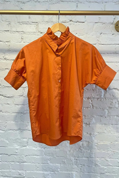 Heidi Houston - Short Sleeve Ruffle Shirt - Rack Hunt